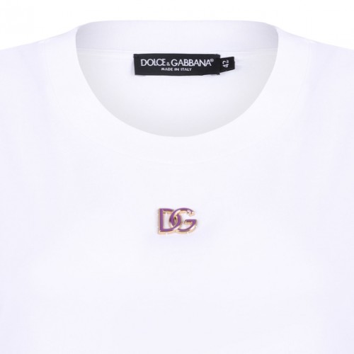 White T-Shirt With Logo