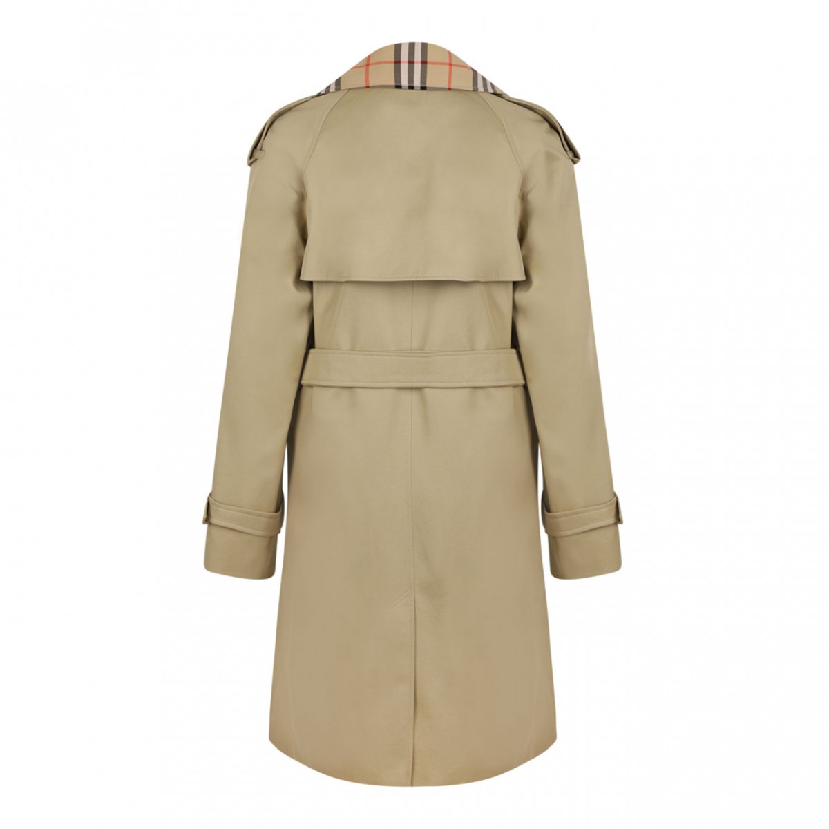 Hamper Mid-Length Check Collar Castleford Trench Coat