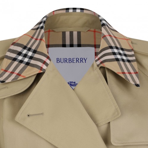 Hamper Mid-Length Check Collar Castleford Trench Coat
