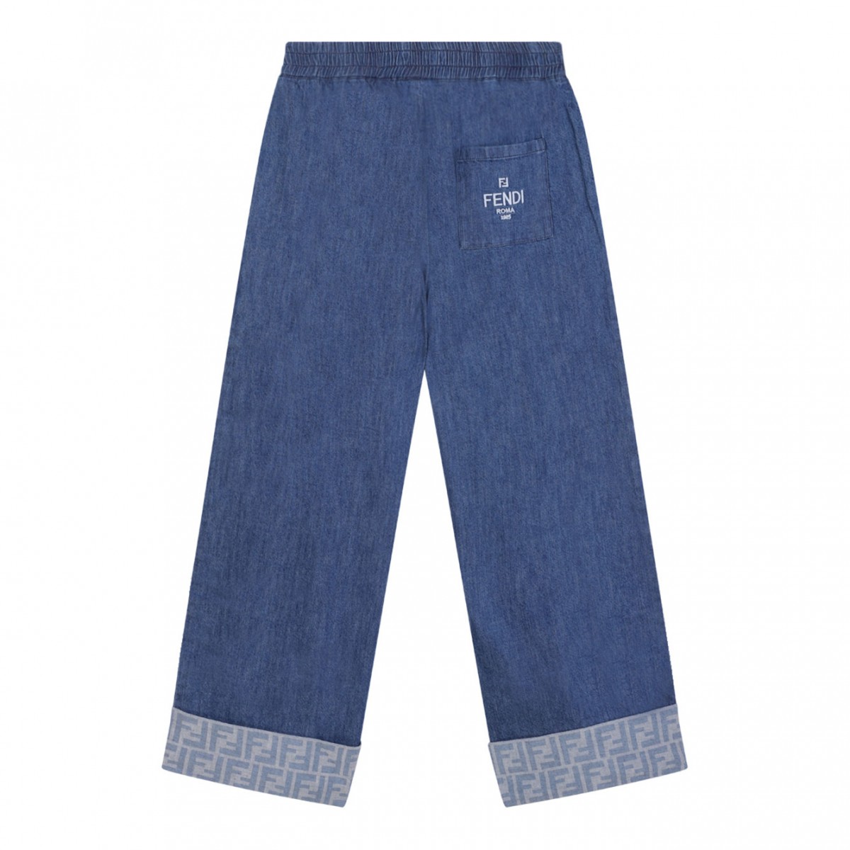 Blue Lightweight Denim Trousers