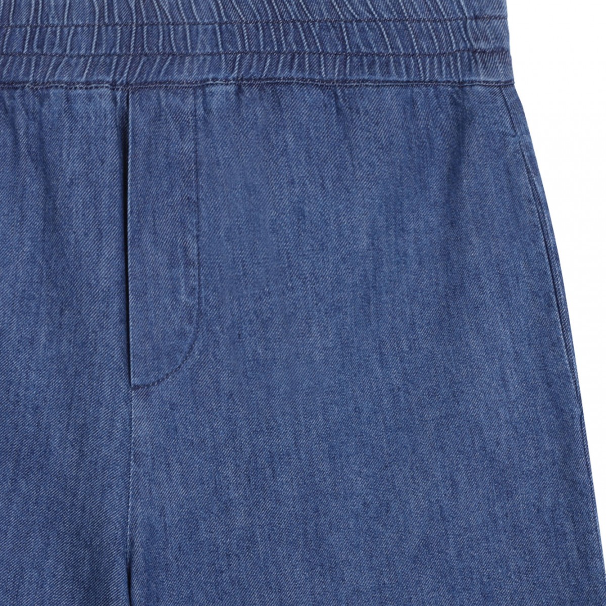 Blue Lightweight Denim Trousers