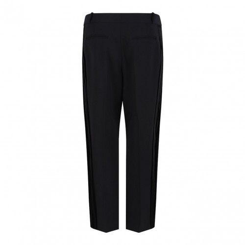 Black Trousers In Crepe Fabric 2
