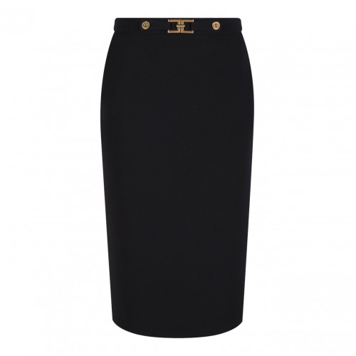 Black Skirt With Jewel Logo