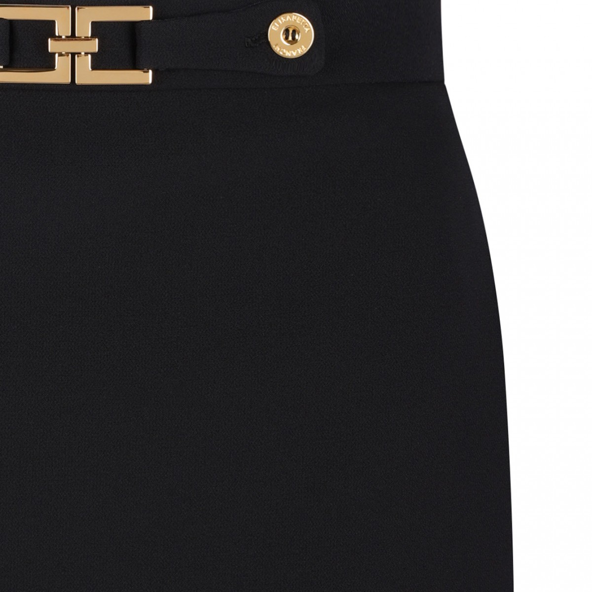 Black Skirt With Jewel Logo