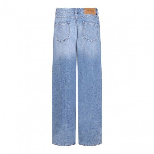 Light Blue Oversized Denim Jeans
