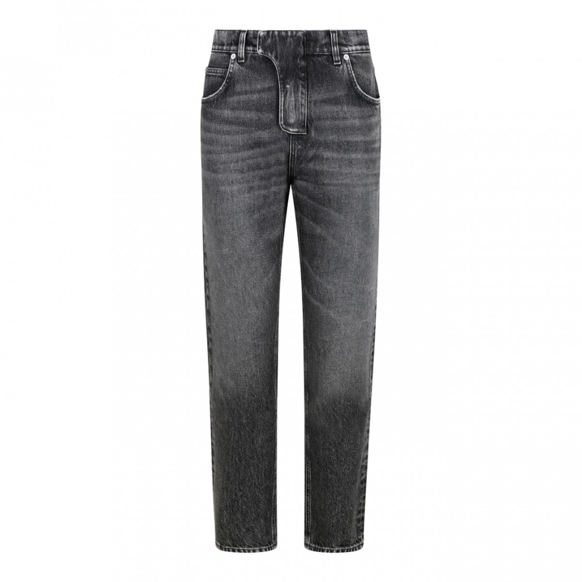 Dark Grey Regular Jeans