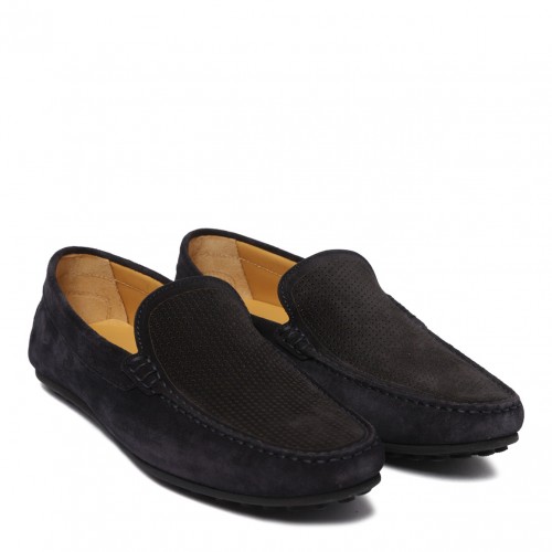 Navy Blue Portocervo Driver Loafer