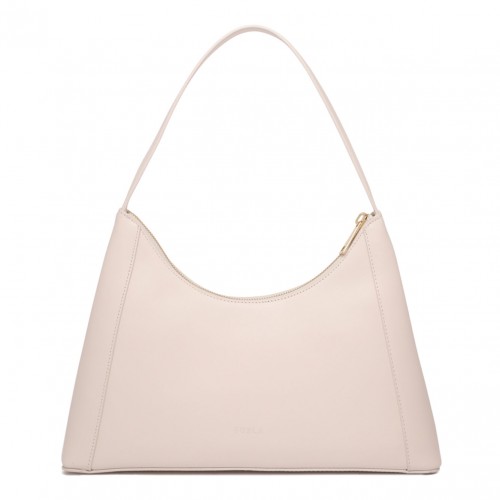 Cream Diamante Shoulder Bag