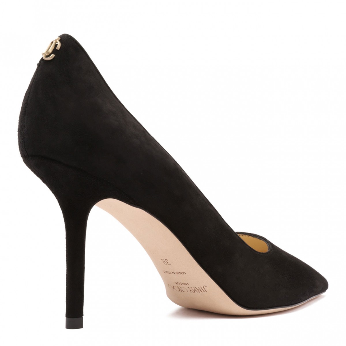 Black Love 85 Suede Pointed Pumps
