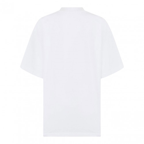 Vintage White Logo-Print T-Shirt 2