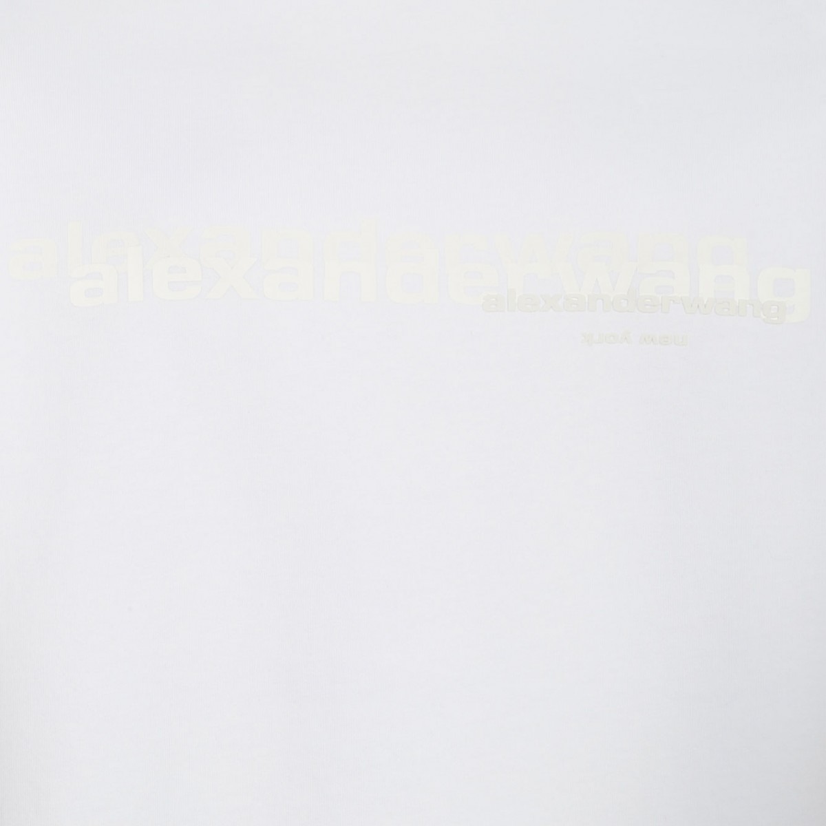 Vintage White Logo-Print T-Shirt