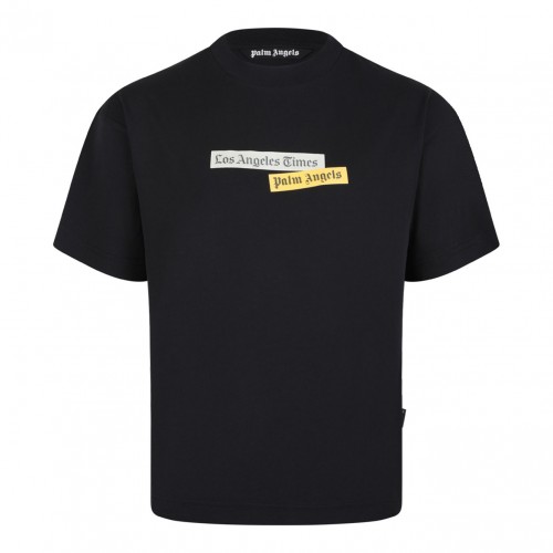 Black Logo Print T-Shirt