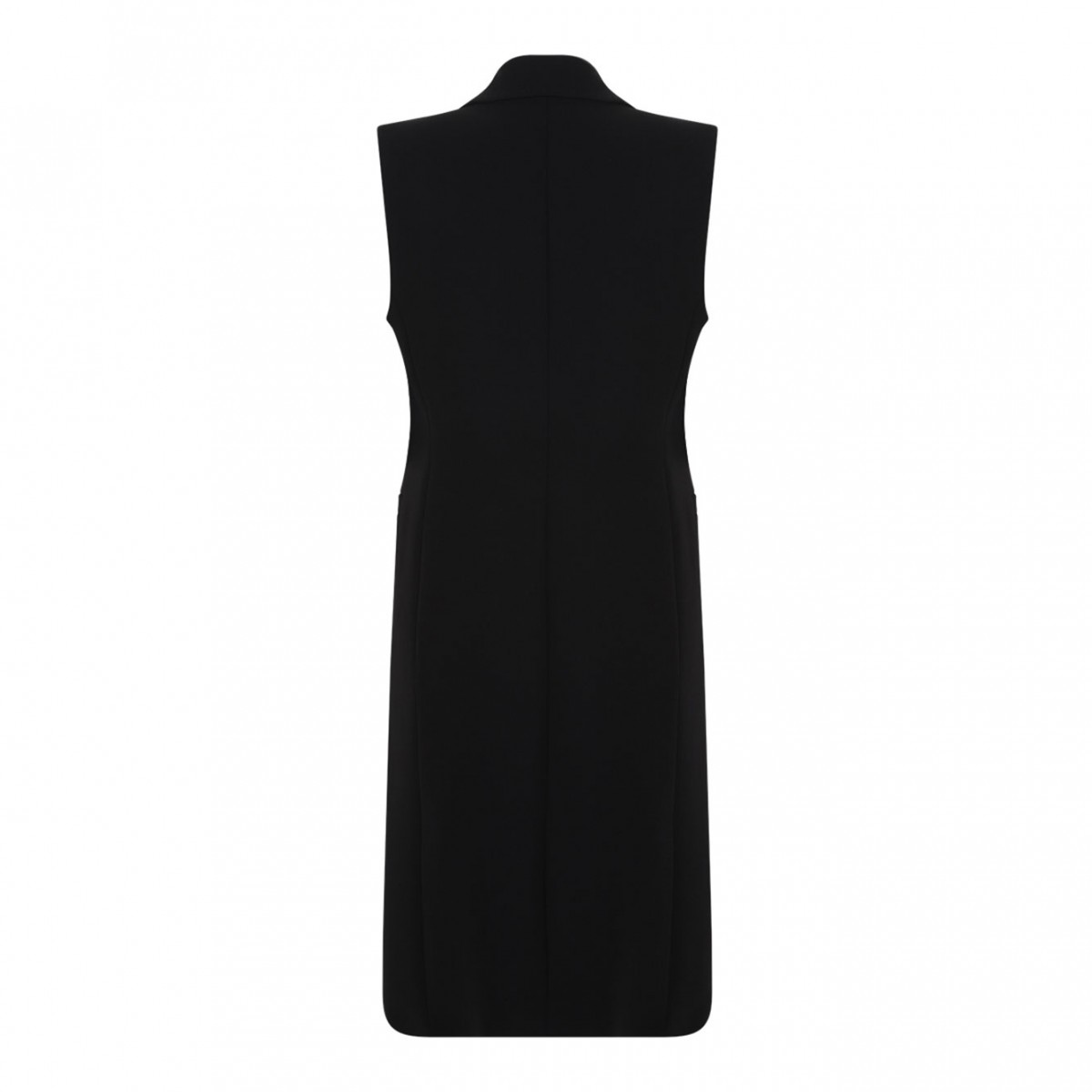 Black Double-Breasted Cady Jacket