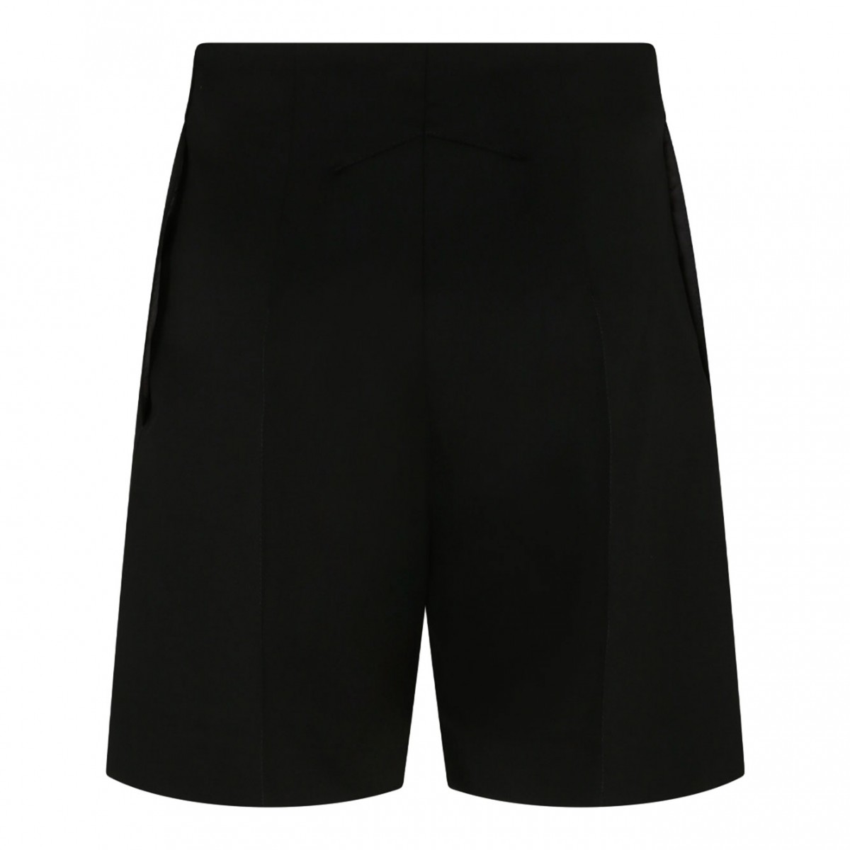 Patou Black Wool Shorts