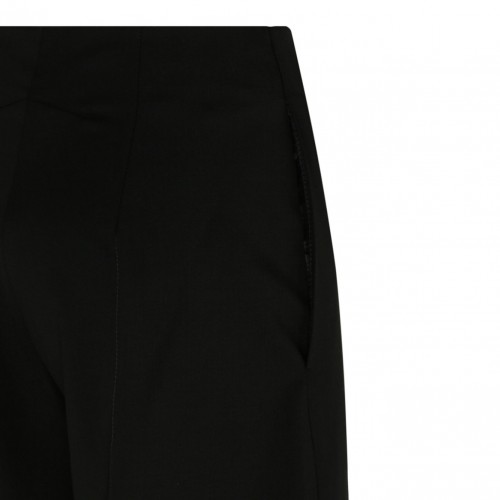 Patou Black Wool Shorts