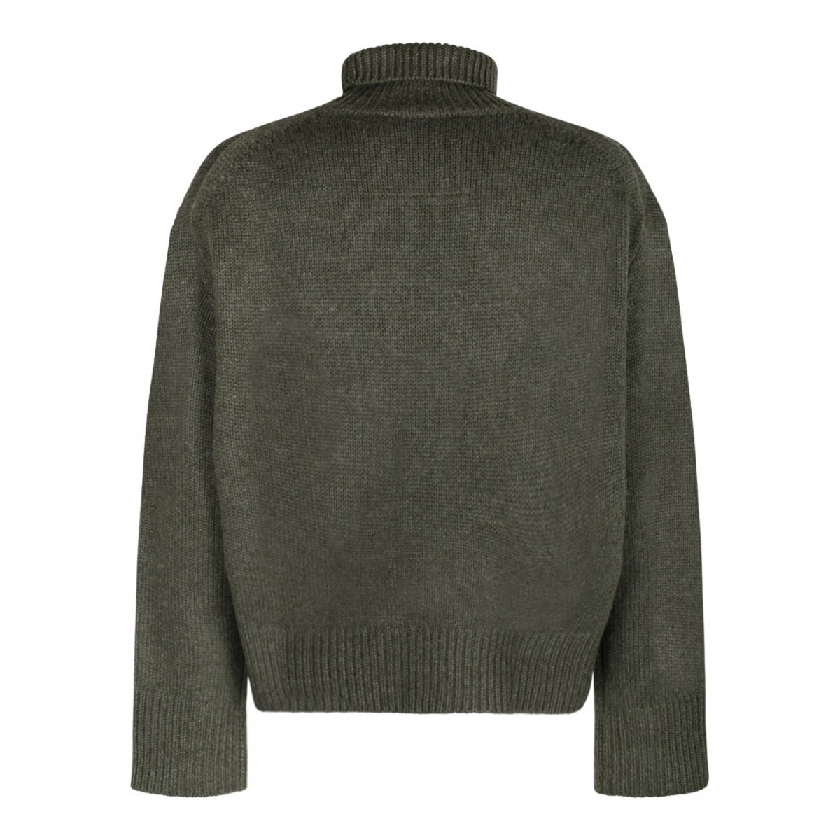 Military Green Cashmere Sweater