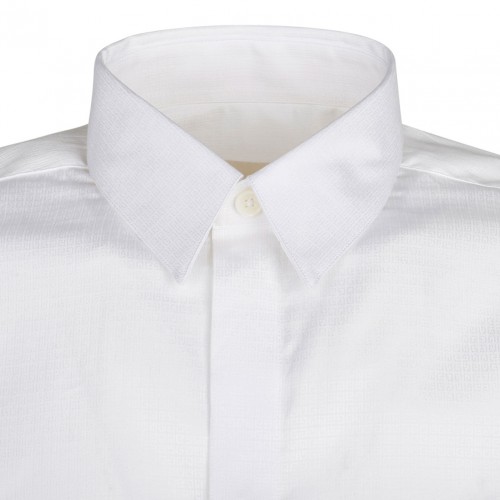 White Logo Plaque Shirt