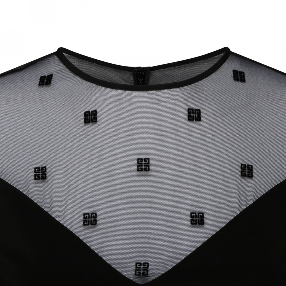 Black Long Sleeved Mid Dress