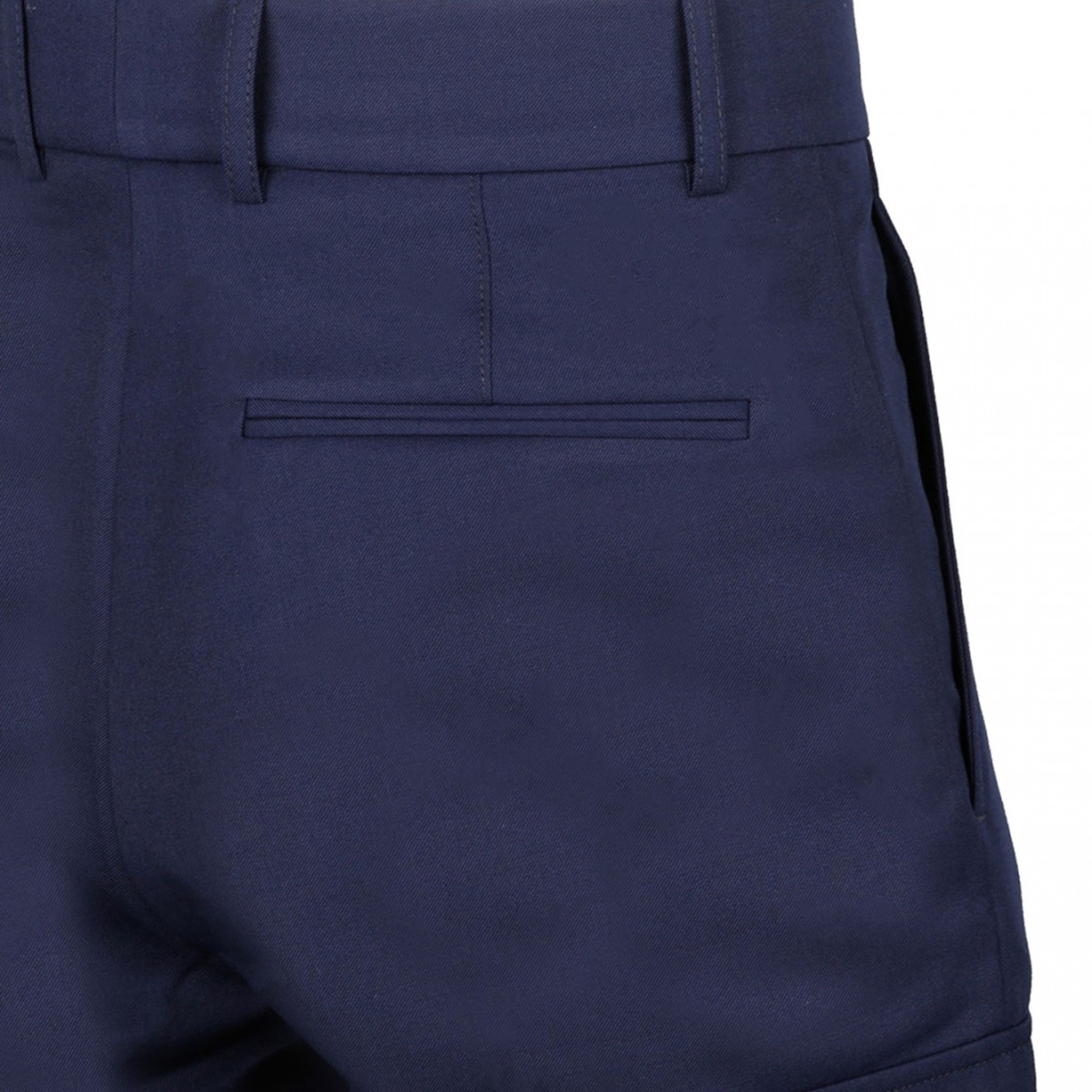 Navy Blue Cargo Trousers