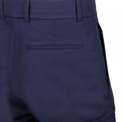 Navy Blue Cargo Trousers