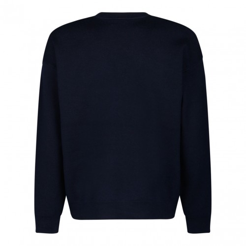 Navy Le Sweatshirt Slogan Esquisse