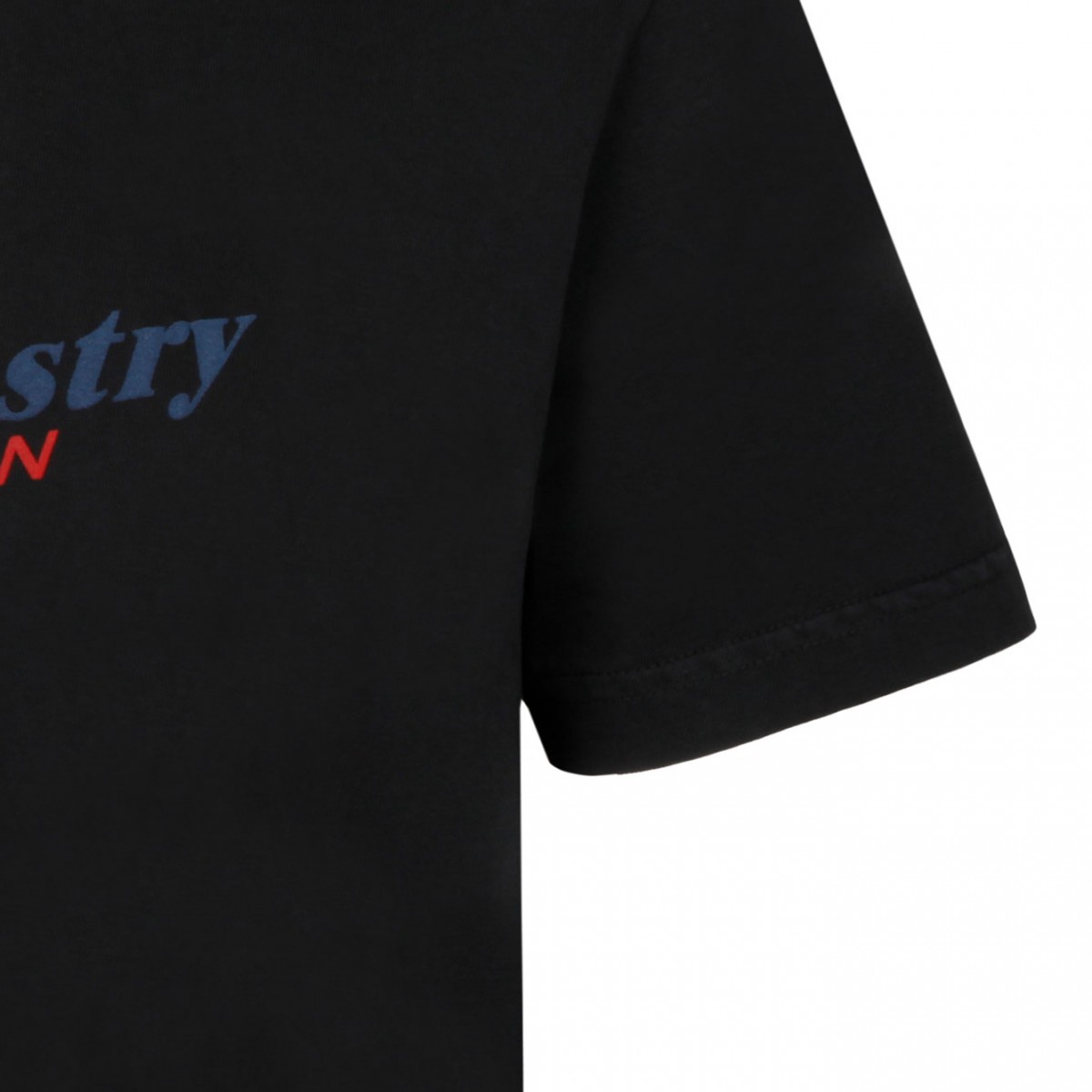 Black Logo Print T-Shirt