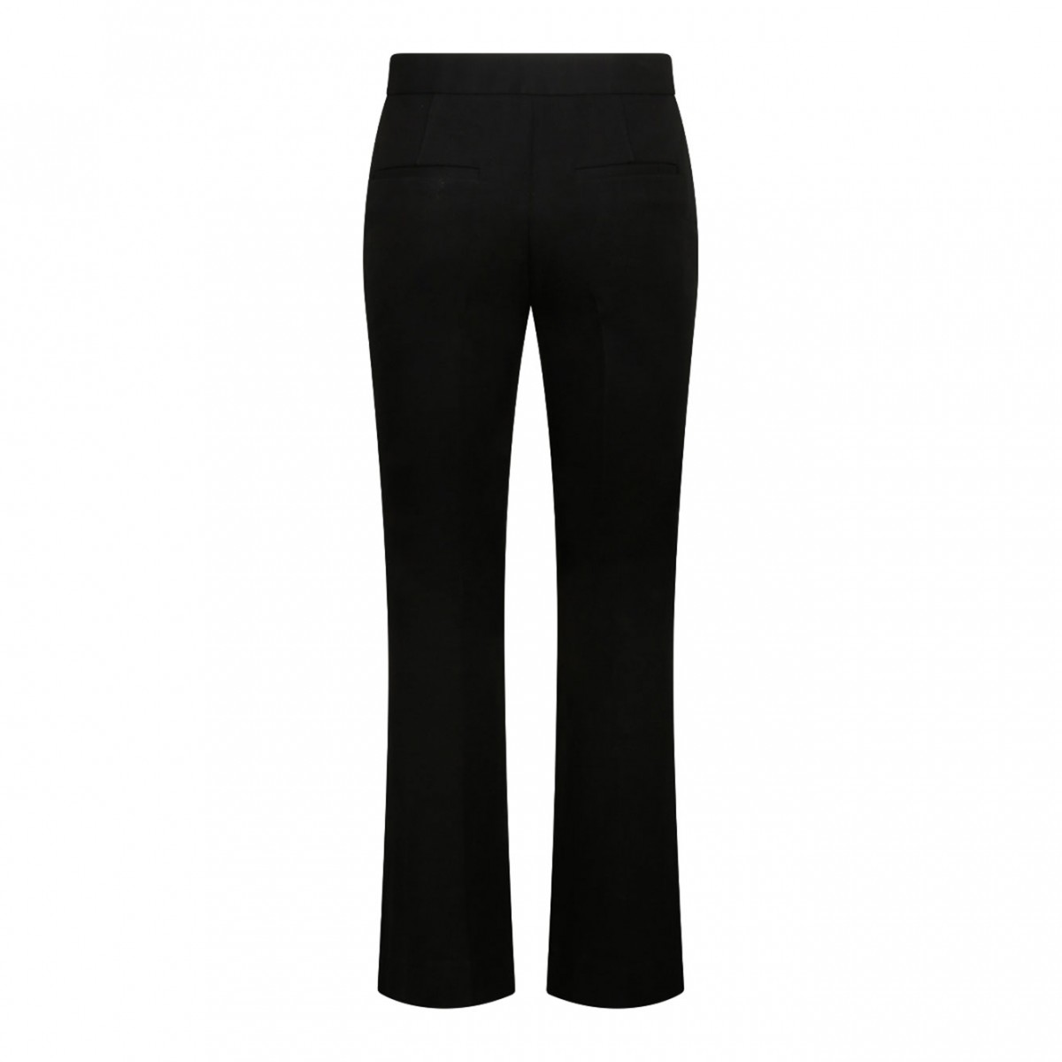 Black Cropped Bootcut Pant