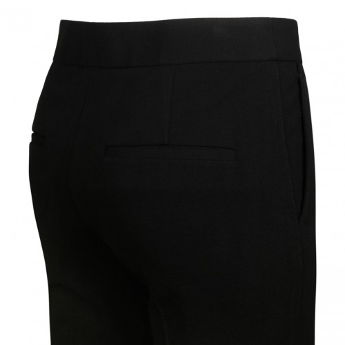 Black Cropped Bootcut Pant