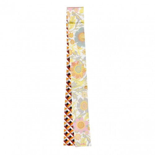 Multicolour Printed Silk Band