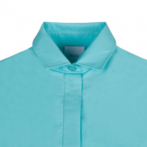 Mint Green Long Shirt Dress