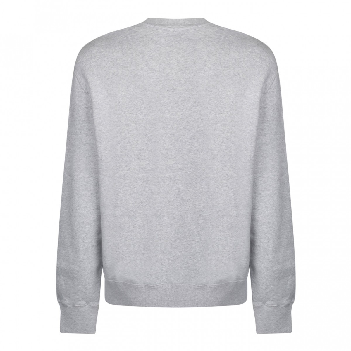 Ash Grey Logo Print Sweatshirt