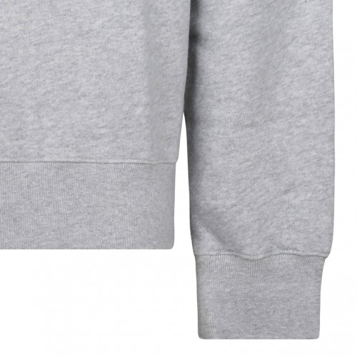 Ash Grey Logo Print Sweatshirt