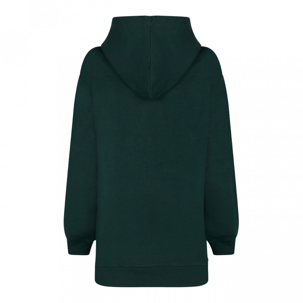 Green and Yellow Cotton Hoodie