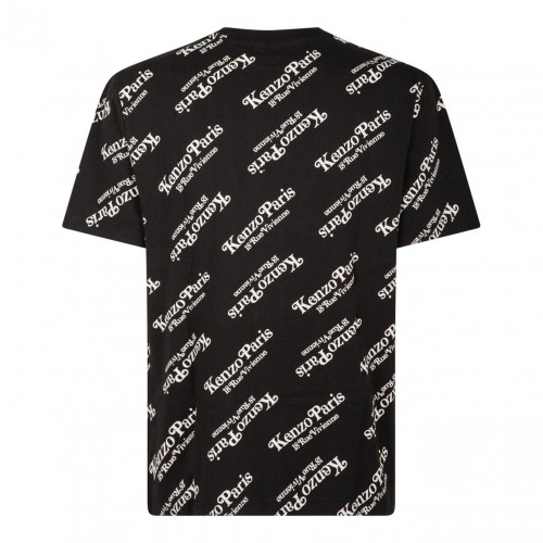 Kenzo Black Logo Print T-Shirt 2