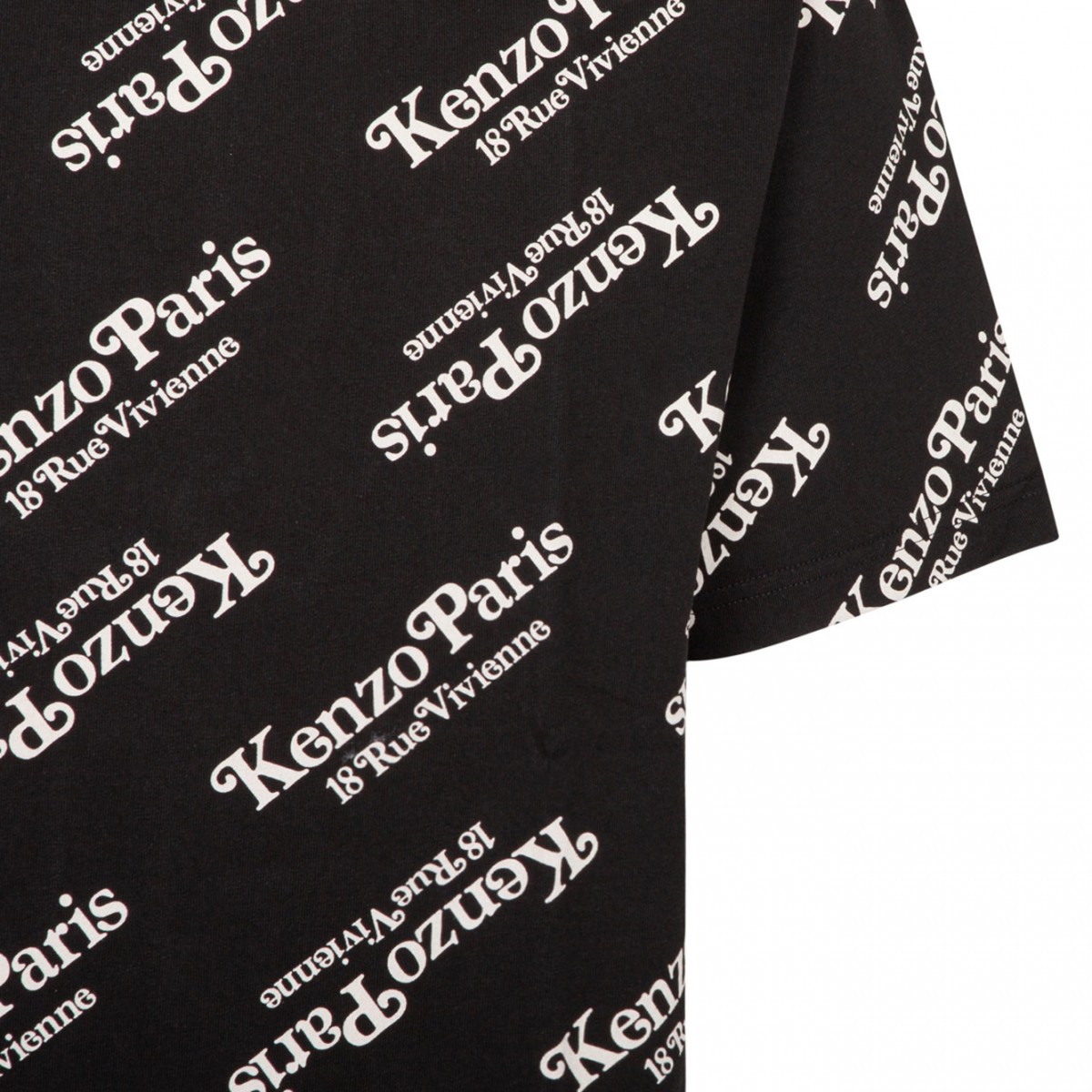 Kenzo Black Logo Print T-Shirt