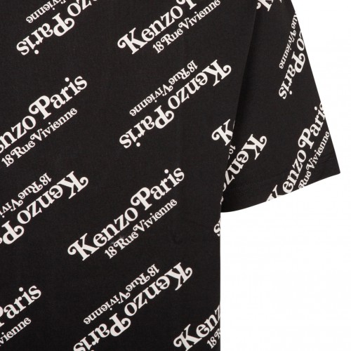 Kenzo Black Logo Print T-Shirt