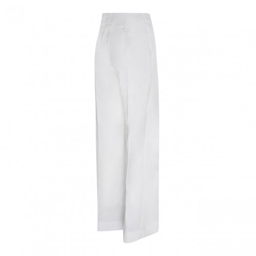 White Iconic Trousers