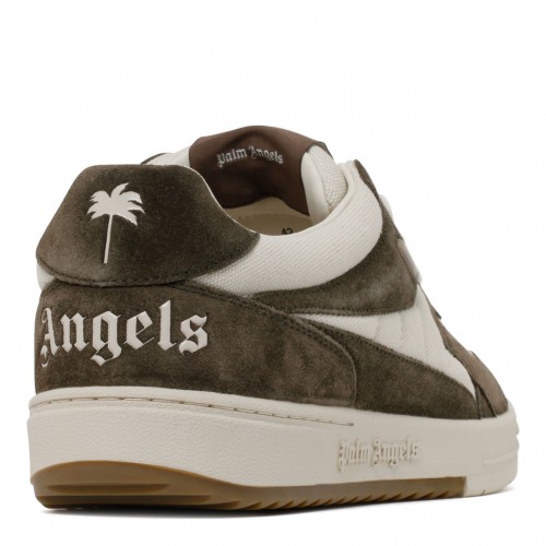 White and Dark Grey University Sneakers