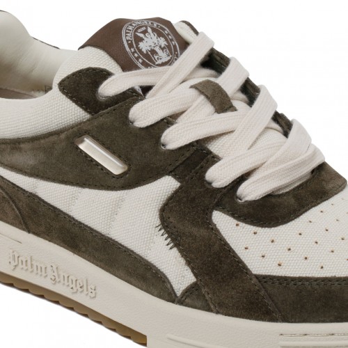 White and Dark Grey University Sneakers