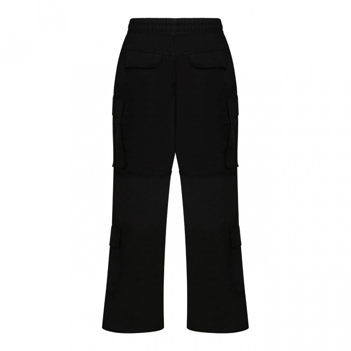 Drop Crotch Black Trousers