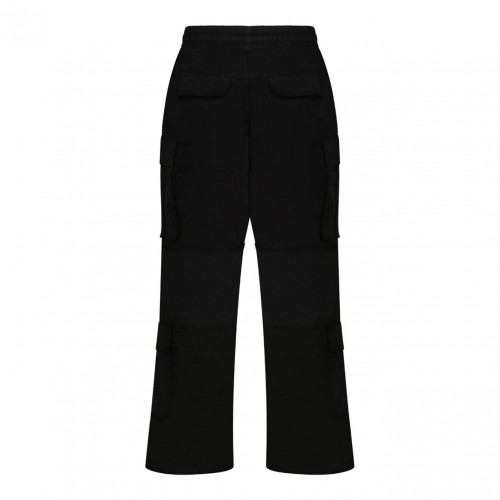 Drop Crotch Black Trousers