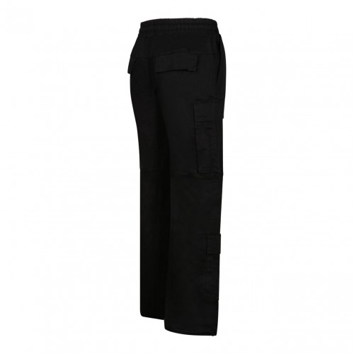 Drop Crotch Black Trousers
