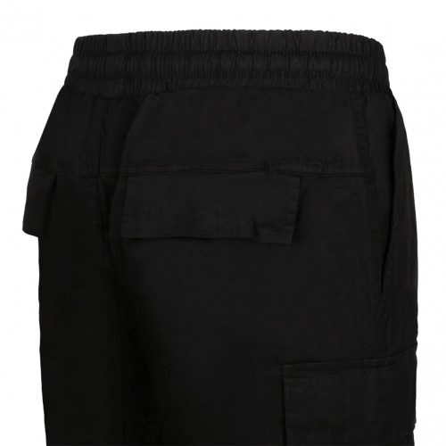 Drop Crotch Black Trousers