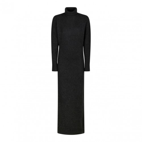 Dark Grey Knitted Maxi Dress