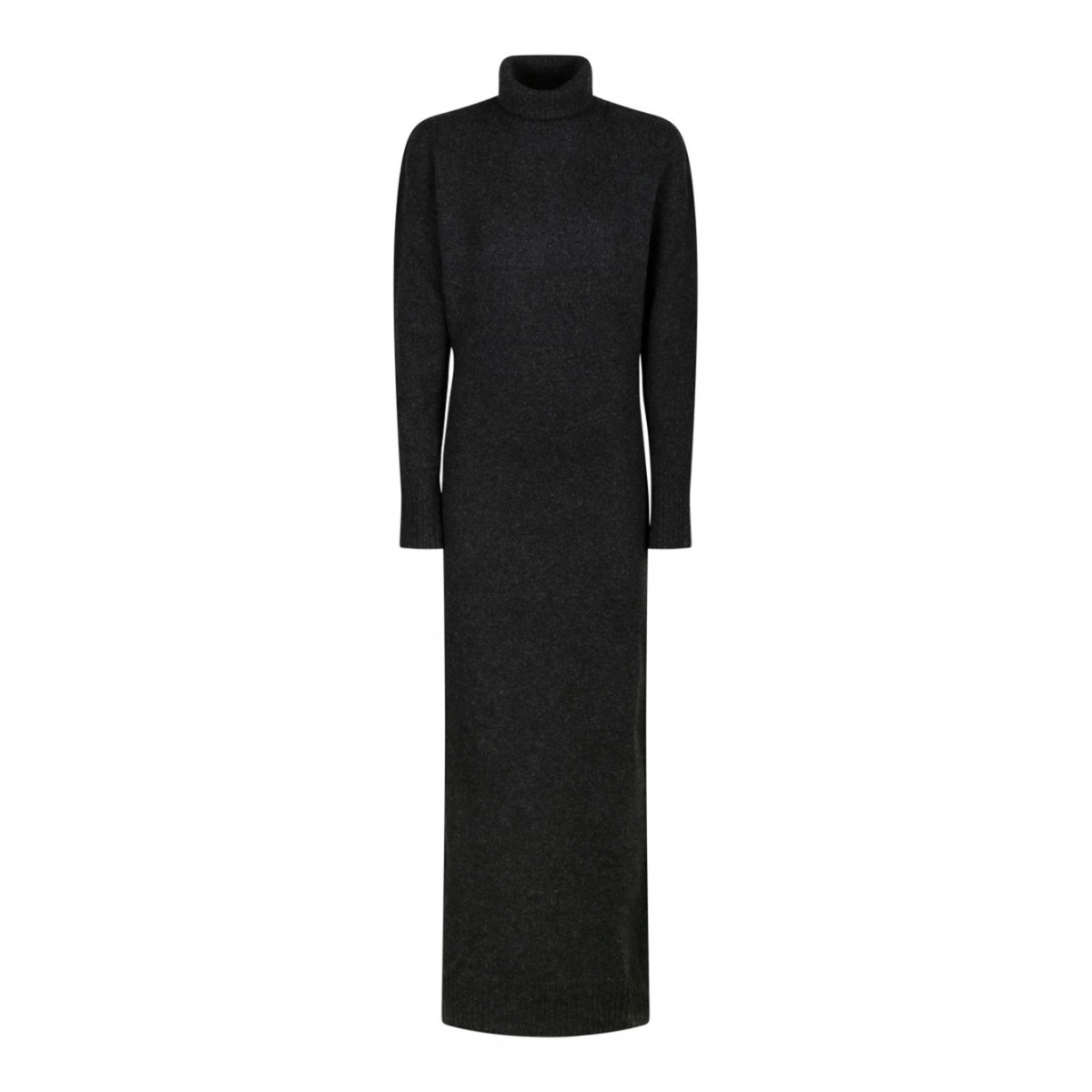 Dark Grey Knitted Maxi Dress