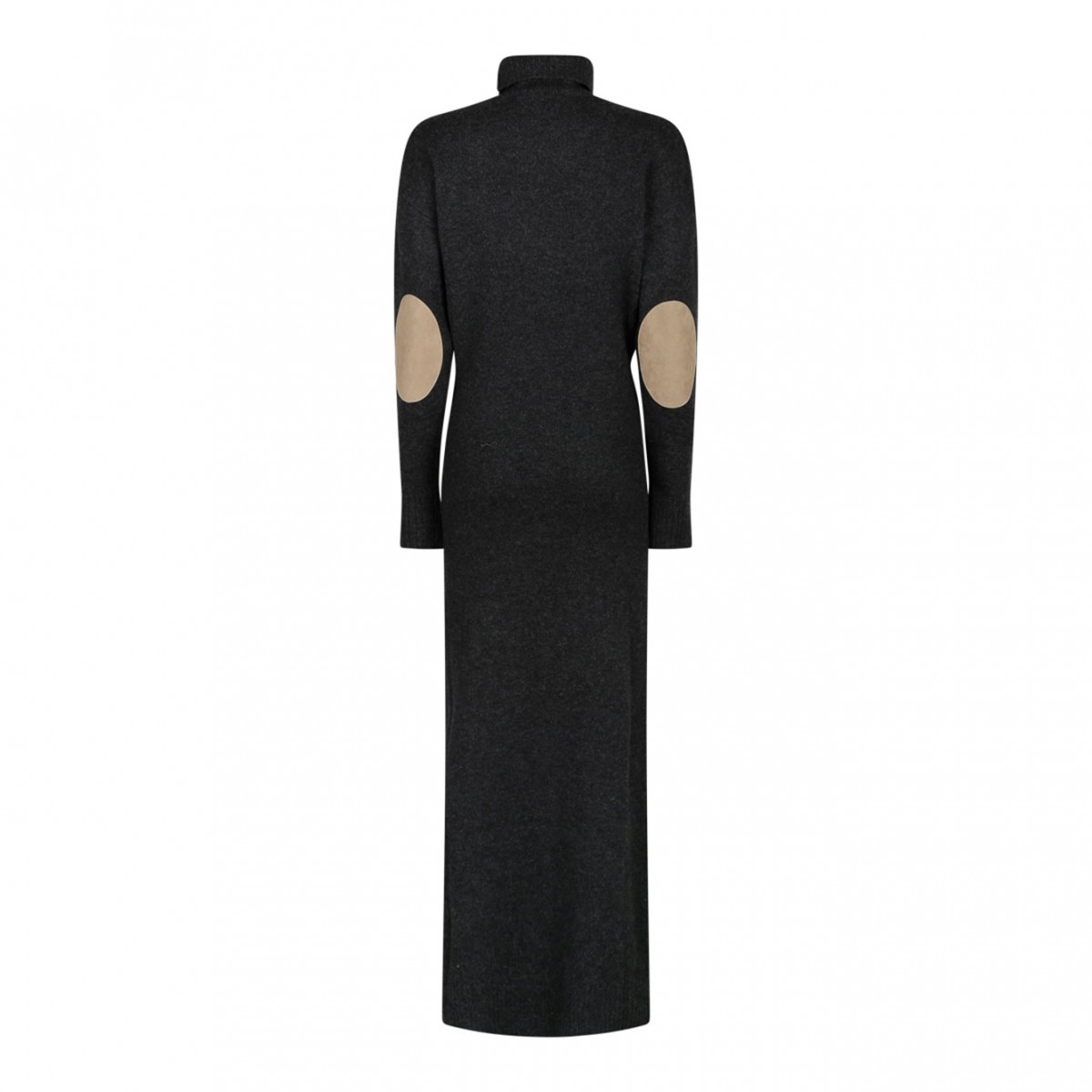 Dark Grey Knitted Maxi Dress