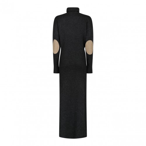 Dark Grey Knitted Maxi Dress