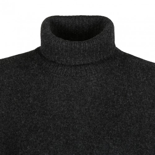 Dark Grey Knitted Maxi Dress