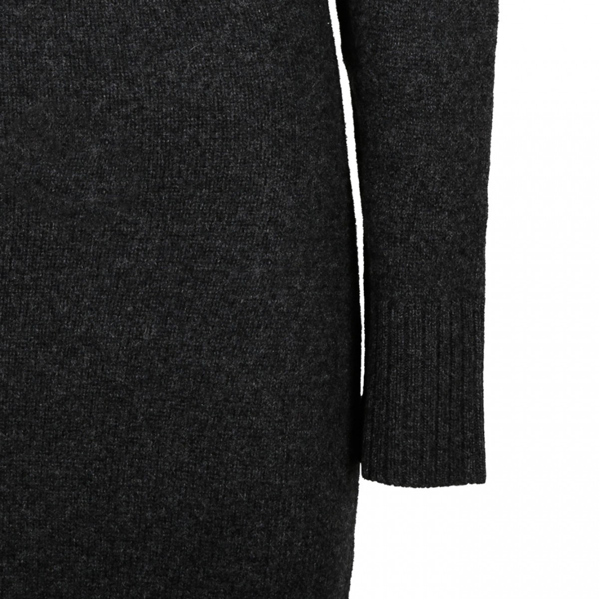 Dark Grey Knitted Maxi Dress