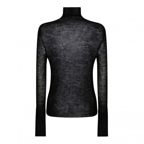 Black High Neck Sweater